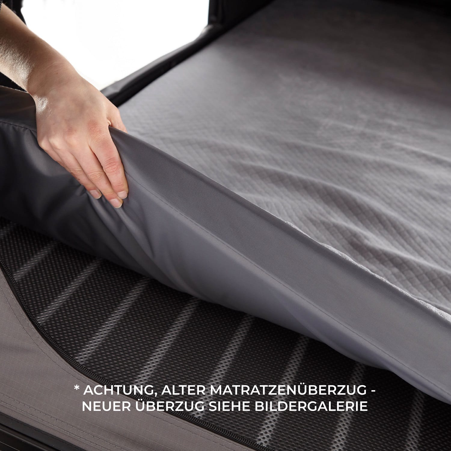 VICKYWOOD Klapp-Dachzelt SMALL WILLOW 160 ECO grau