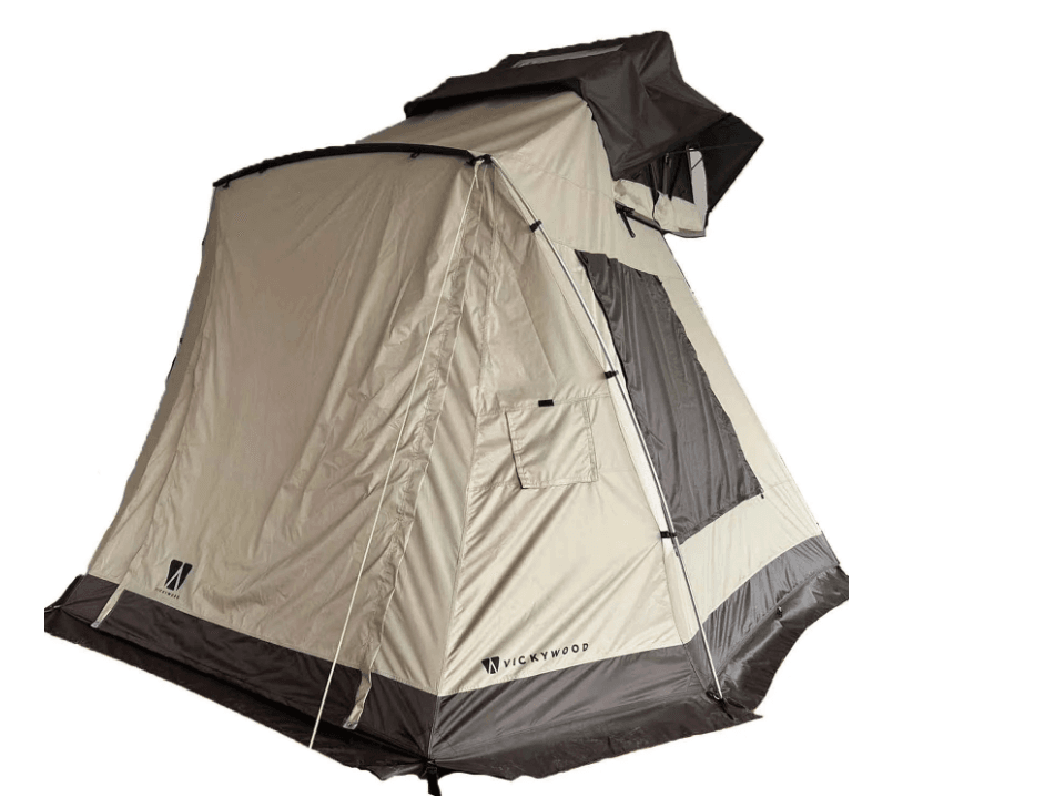 VICKYWOOD Vorzelt zu Dachzelt LITTLE BAMBOO 125 Gen 2.0 coffee