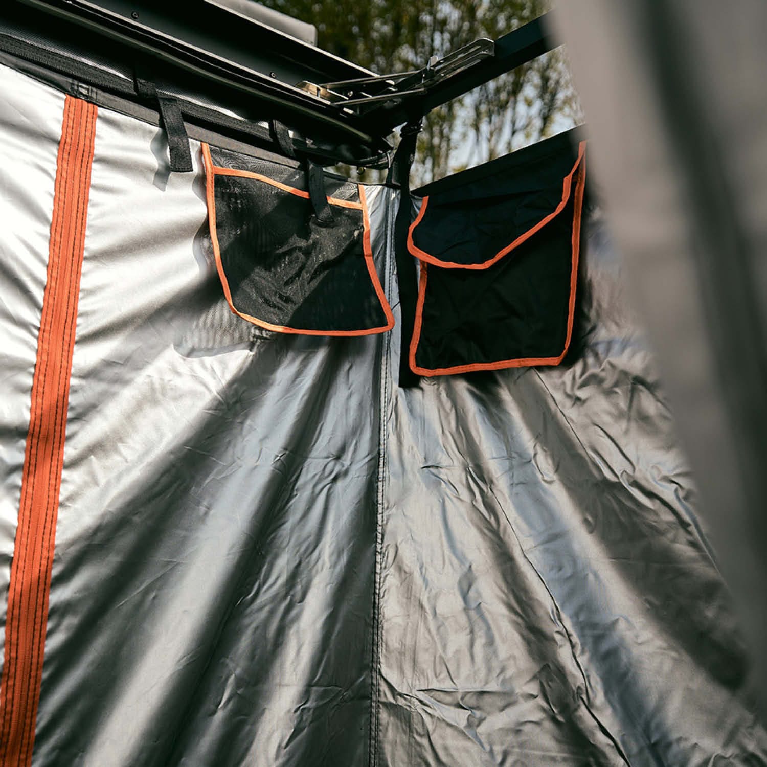 VICKYWOOD Duschzelt mit Regenhaube 100cm schwarz