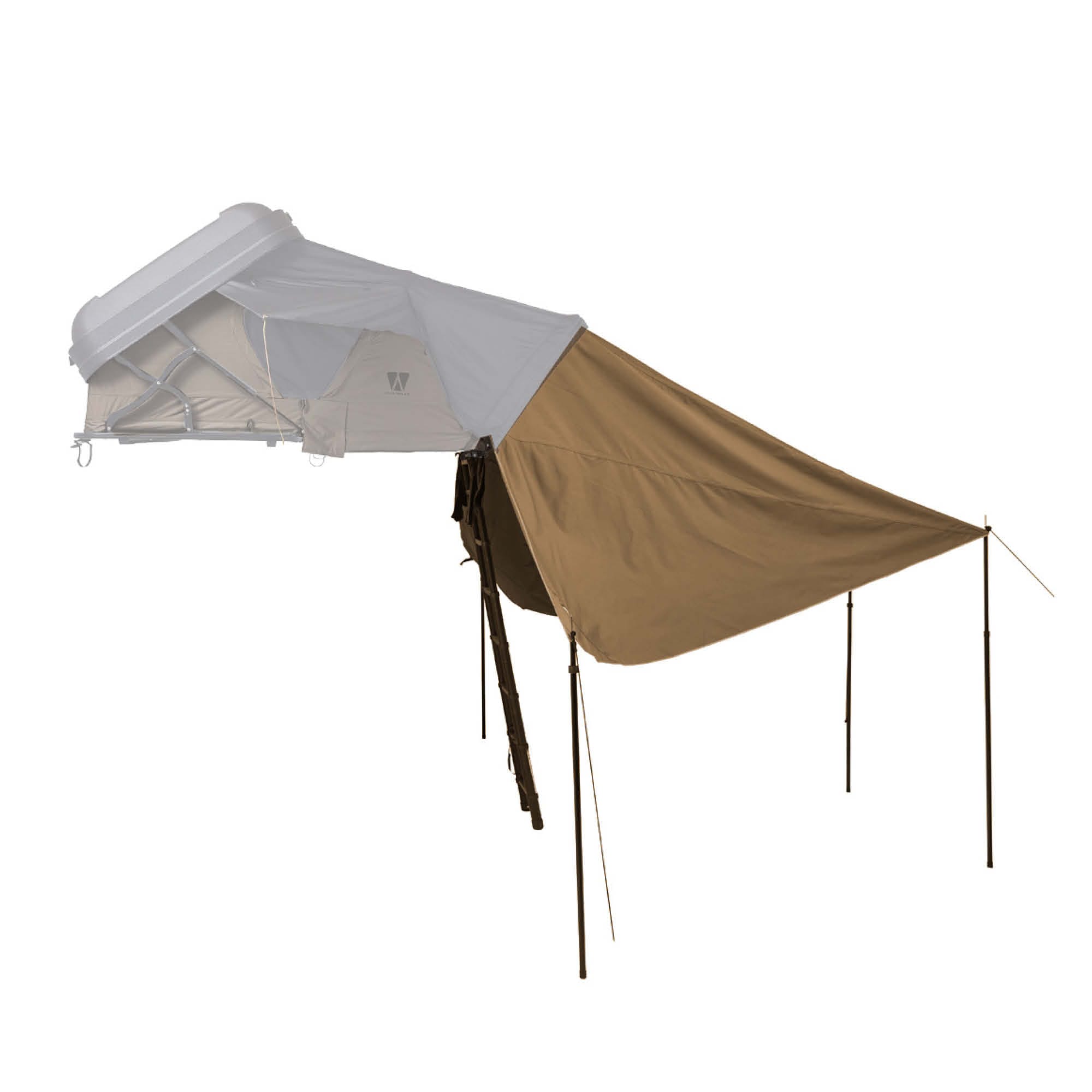 VICKYWOOD Hybrid-Dachzelt MIGHTY OAK Gen. 3.0 160 ECO goldbraun