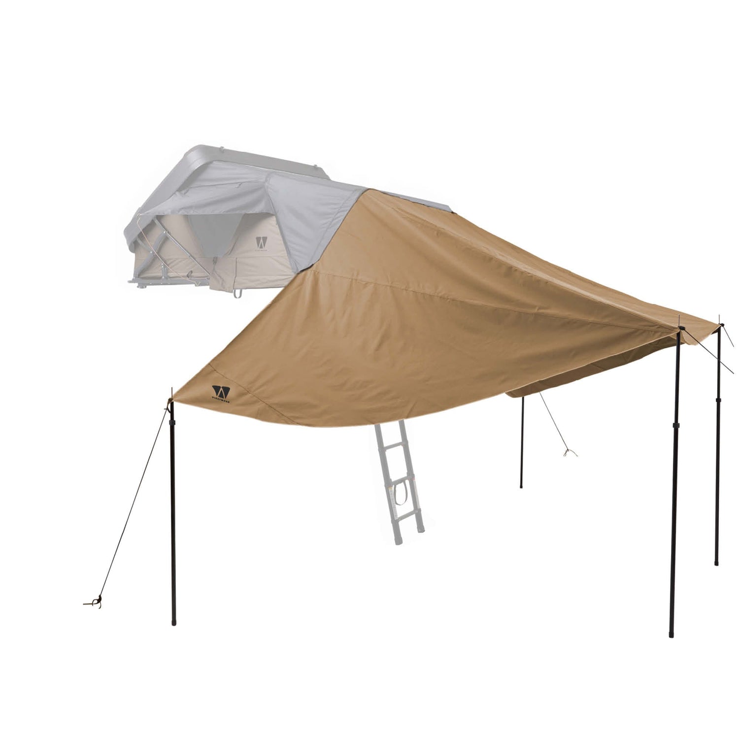 VICKYWOOD Hybrid-Dachzelt MIGHTY OAK Gen. 3.0 160 ECO goldbraun