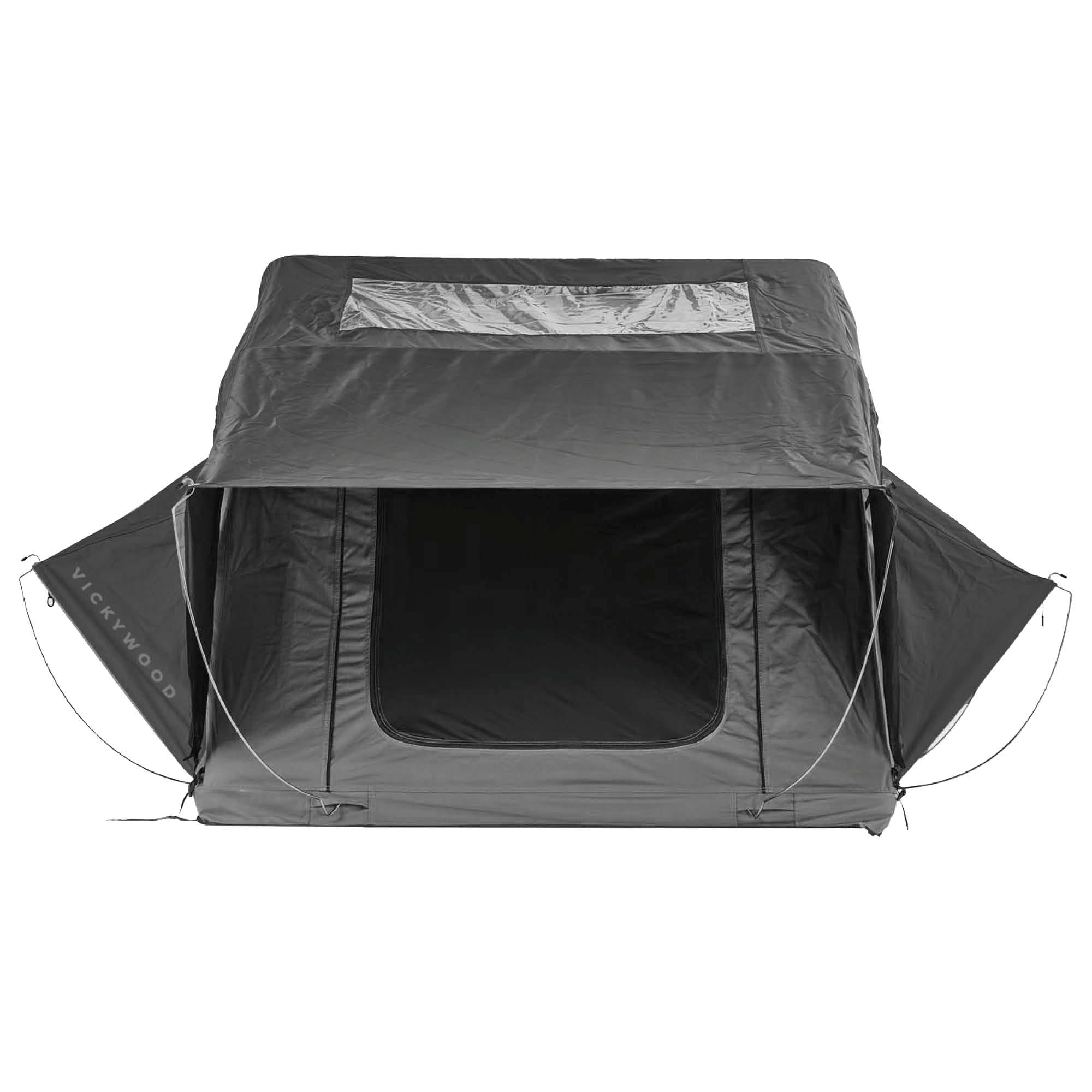 VICKYWOOD Klapp-Dachzelt SMALL WILLOW 160 ECO grau