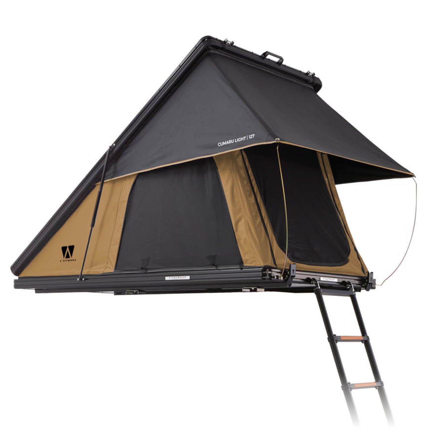 Alu-Hartschalen-Dachzelt CUMARU LIGHT 127 ECO goldbraun VICKYWOOD