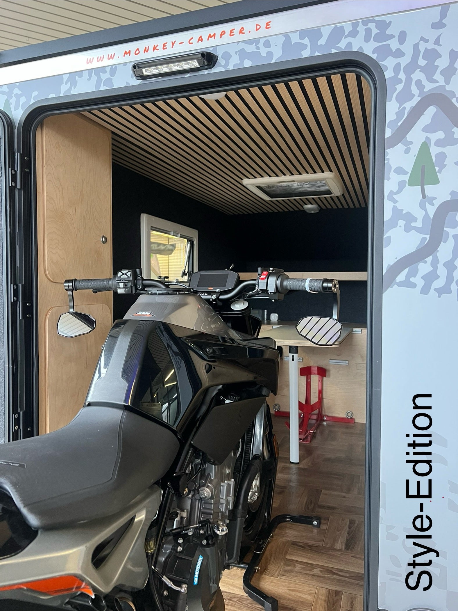 Monkey-Nano+ "VALENTINO" Camping-Trailer Bike & Camp