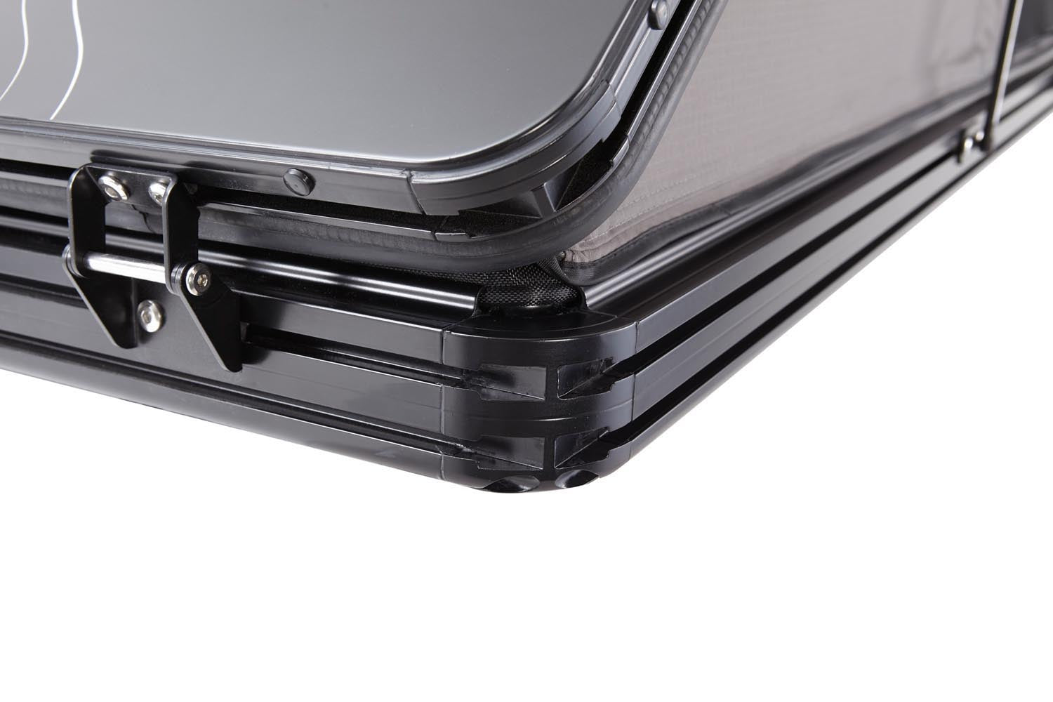 VICKYWOOD Alu Triangle Hartschalen Dachzelt CUMARU LIGHT 127 ECO grau