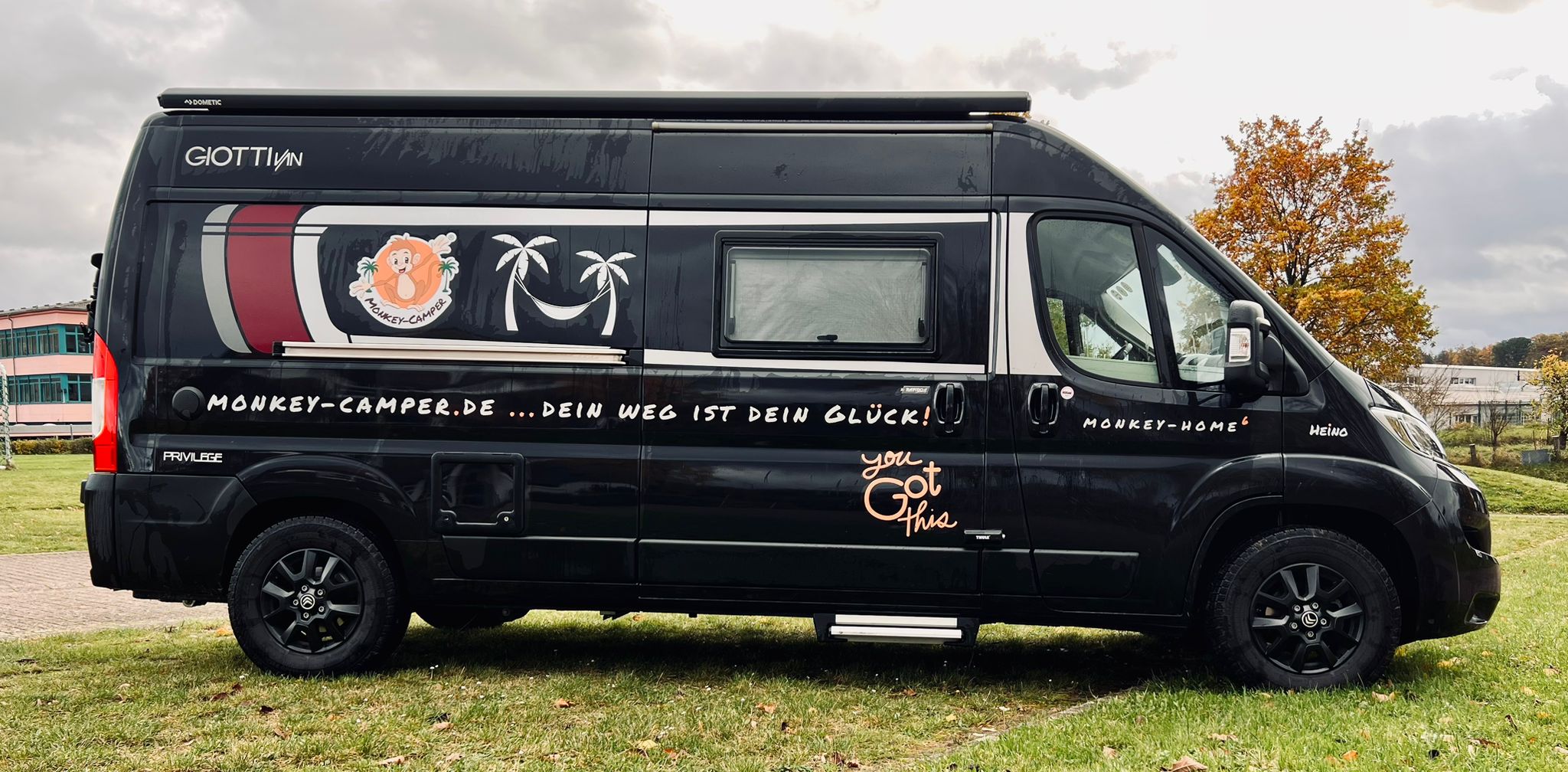 Monkey-Home 6 "HEINO" GiottiVan 6m Kastenwagen