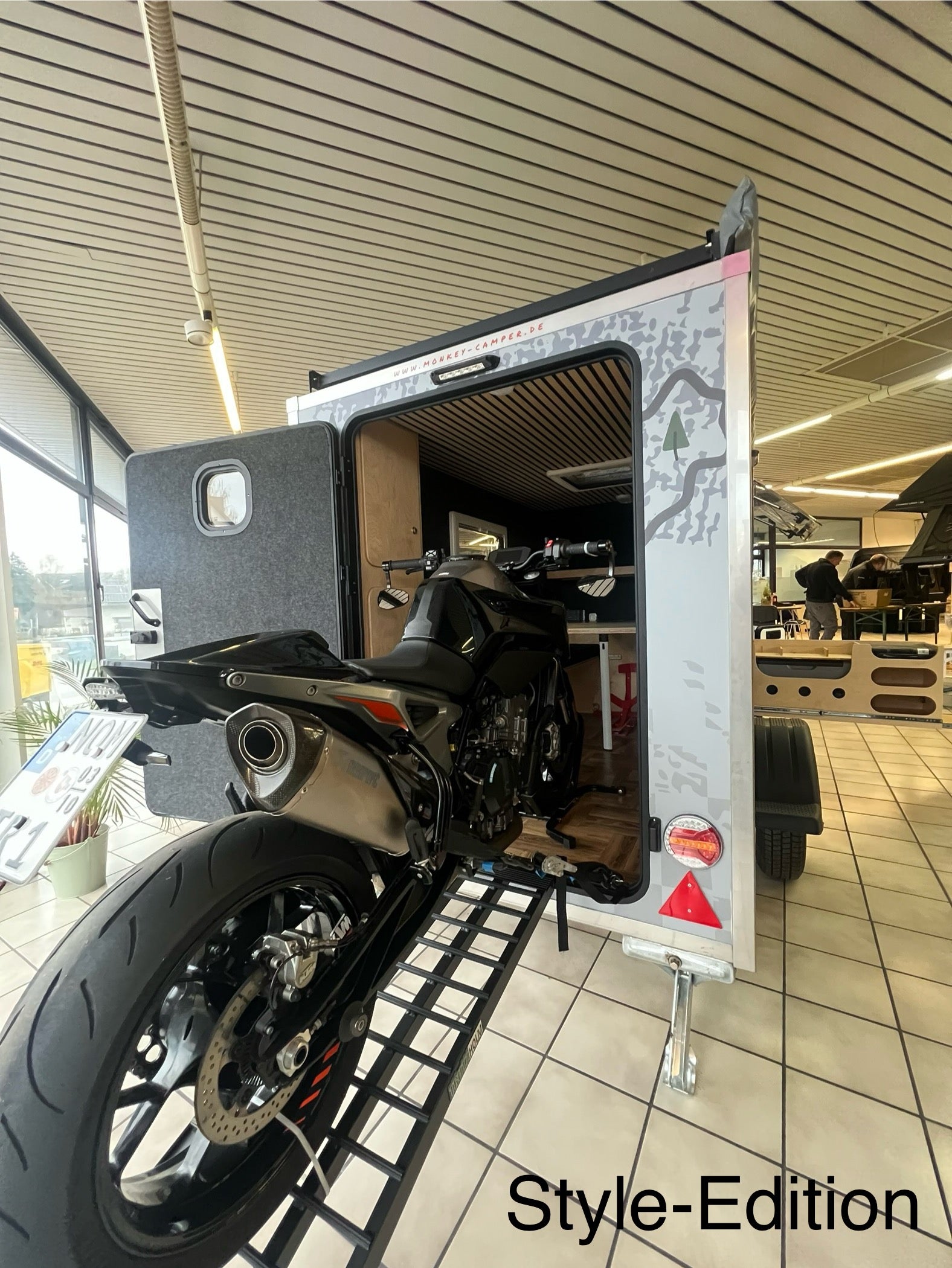 Monkey-Nano+ "VALENTINO" Camping-Trailer Bike & Camp