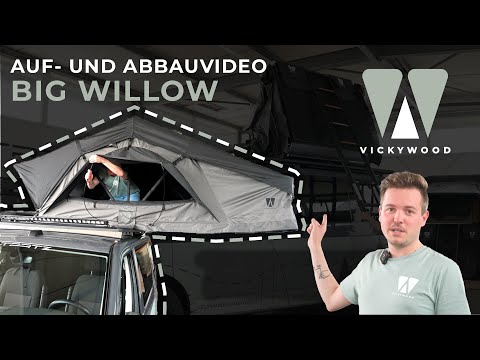 VICKYWOOD Klapp-Dachzelt BIG WILLOW Gen. 3 ECO goldbraun 140