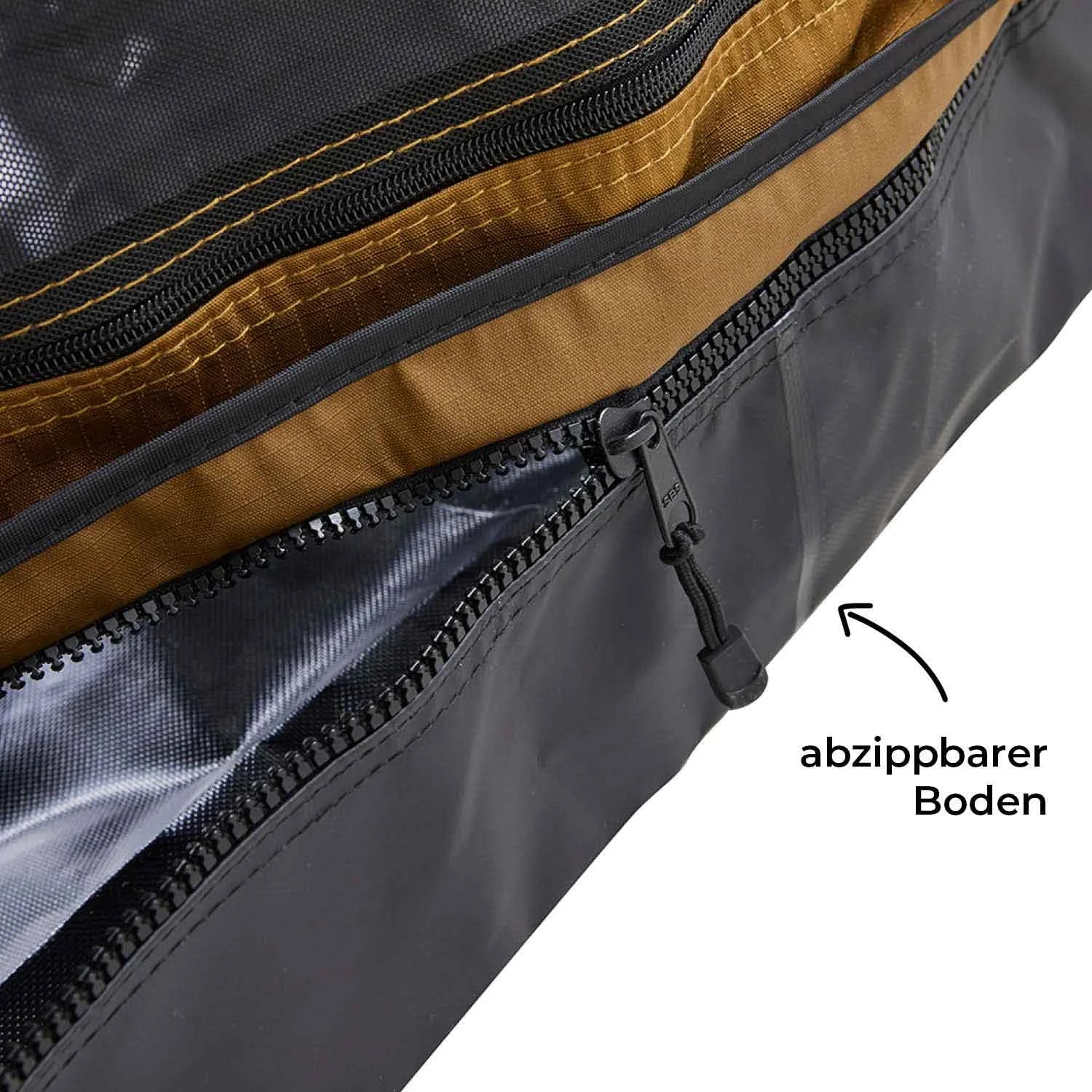 VICKYWOOD Zeltraum zu Markise 200 cm goldbraun