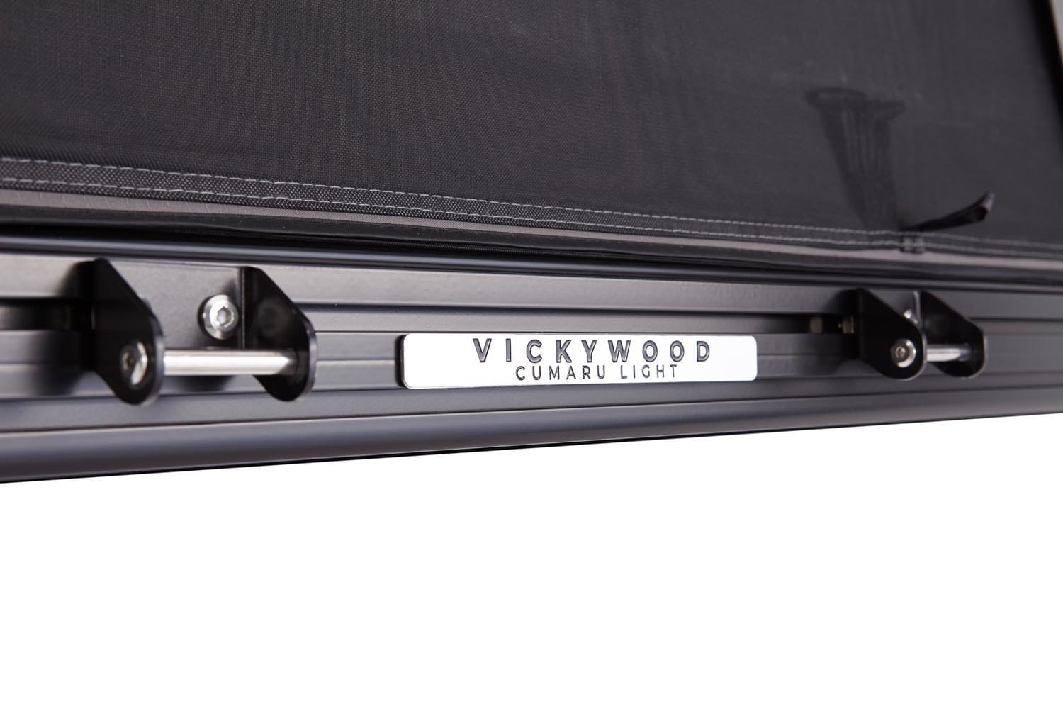 VICKYWOOD Alu-Hartschalen-Dachzelt CUMARU LIGHT 152 ECO grau