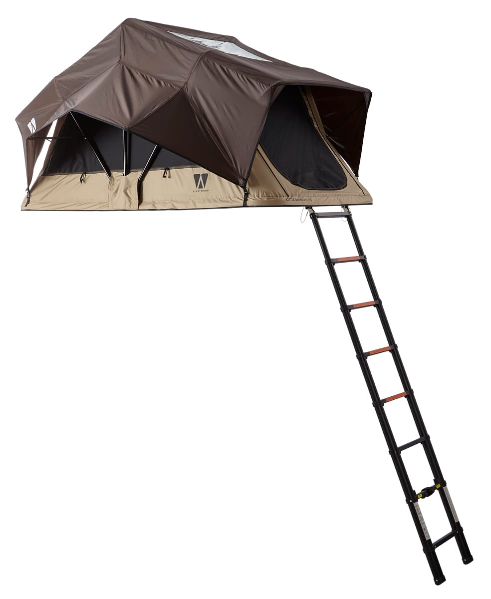 VICKYWOOD Leichtbau-Dachzelt LITTLE BAMBOO 125 Gen. 2 coffee