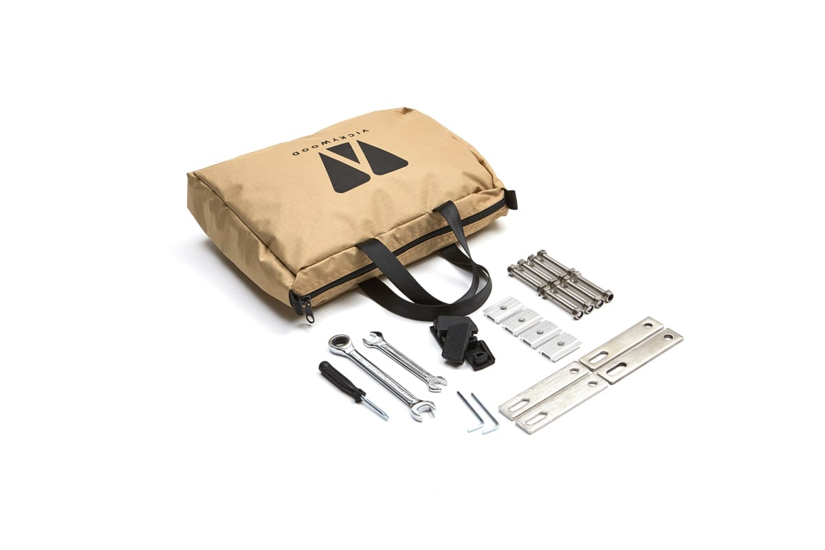 VICKYWOOD Leichtbau-Dachzelt LITTLE BAMBOO 125 Gen. 2 coffee