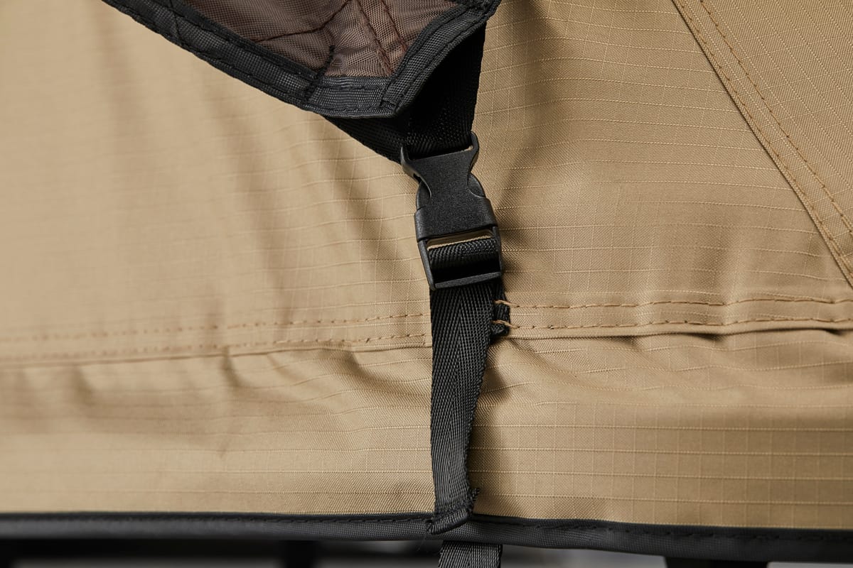 VICKYWOOD Leichtbau-Dachzelt LITTLE BAMBOO 125 Gen. 2 coffee