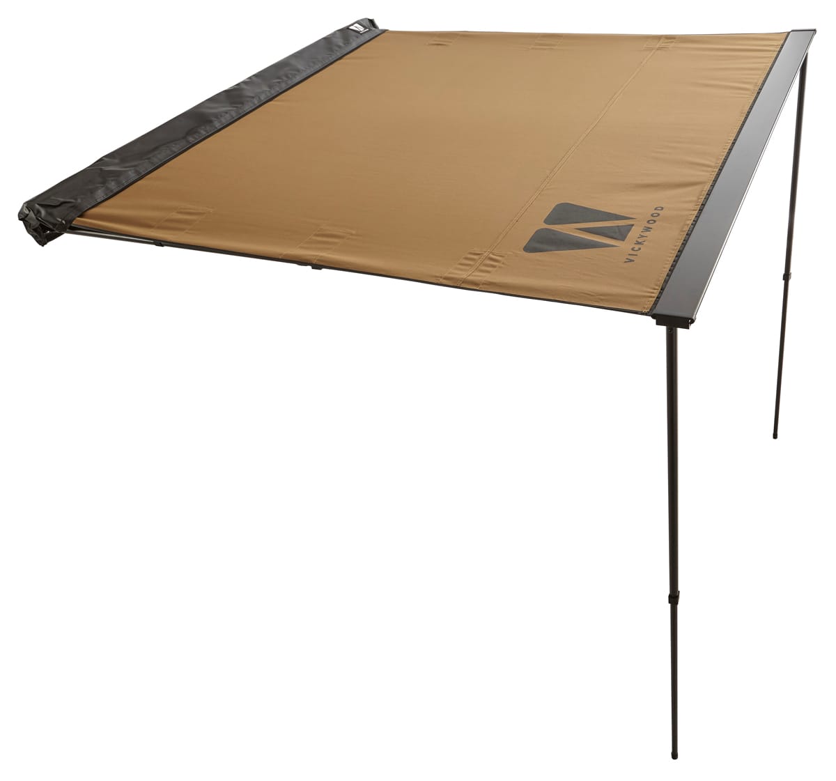 VICKYWOOD Seitenmarkise 200 cm goldbraun