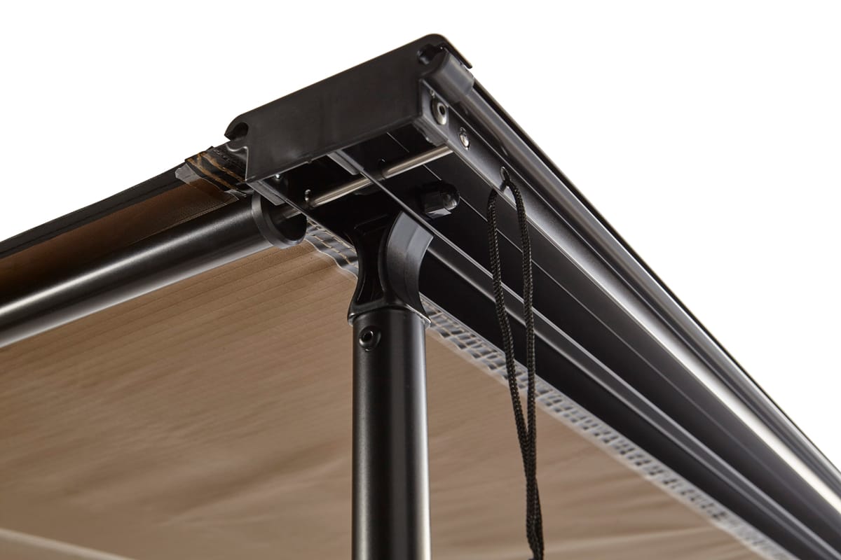 VICKYWOOD Seitenmarkise 200 cm goldbraun