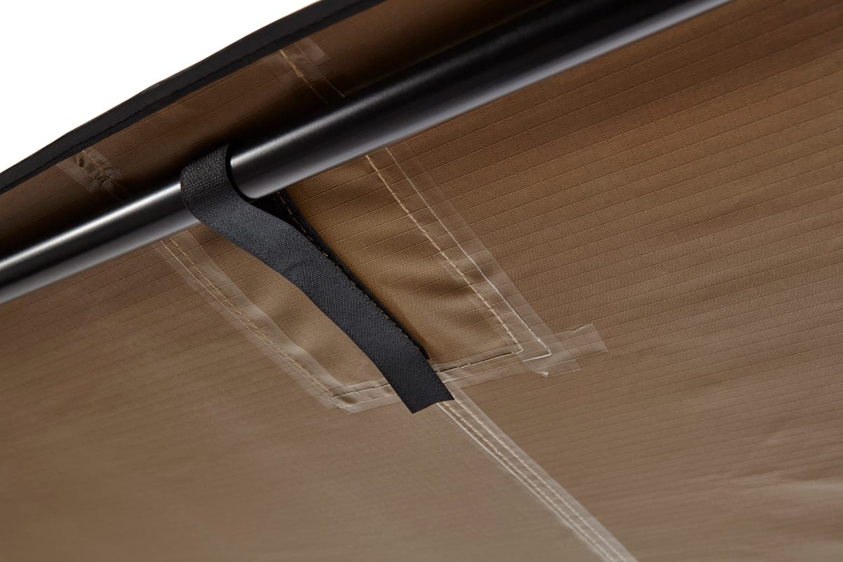 VICKYWOOD Seitenmarkise 200 cm goldbraun