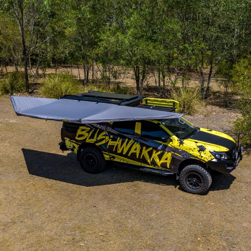 180 markise Bushwakka Markise Extreme 180 (Beifahrer-Seite) – Monkey-Camper