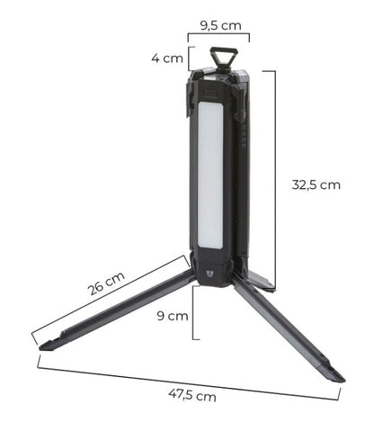 Camping- und Arbeitsleuchte LIT3 TRIPOD large höhenverstellbar