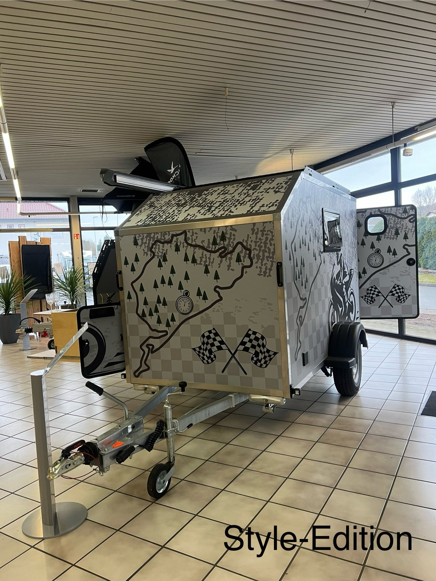 Monkey-Nano+ &quot;VALENTINO&quot; Camping-Trailer Bike &amp; Camp