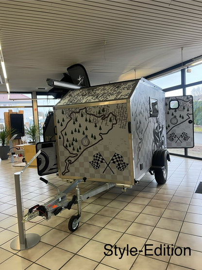 Monkey-Nano+ &quot;VALENTINO&quot; Camping-Trailer Bike &amp; Camp