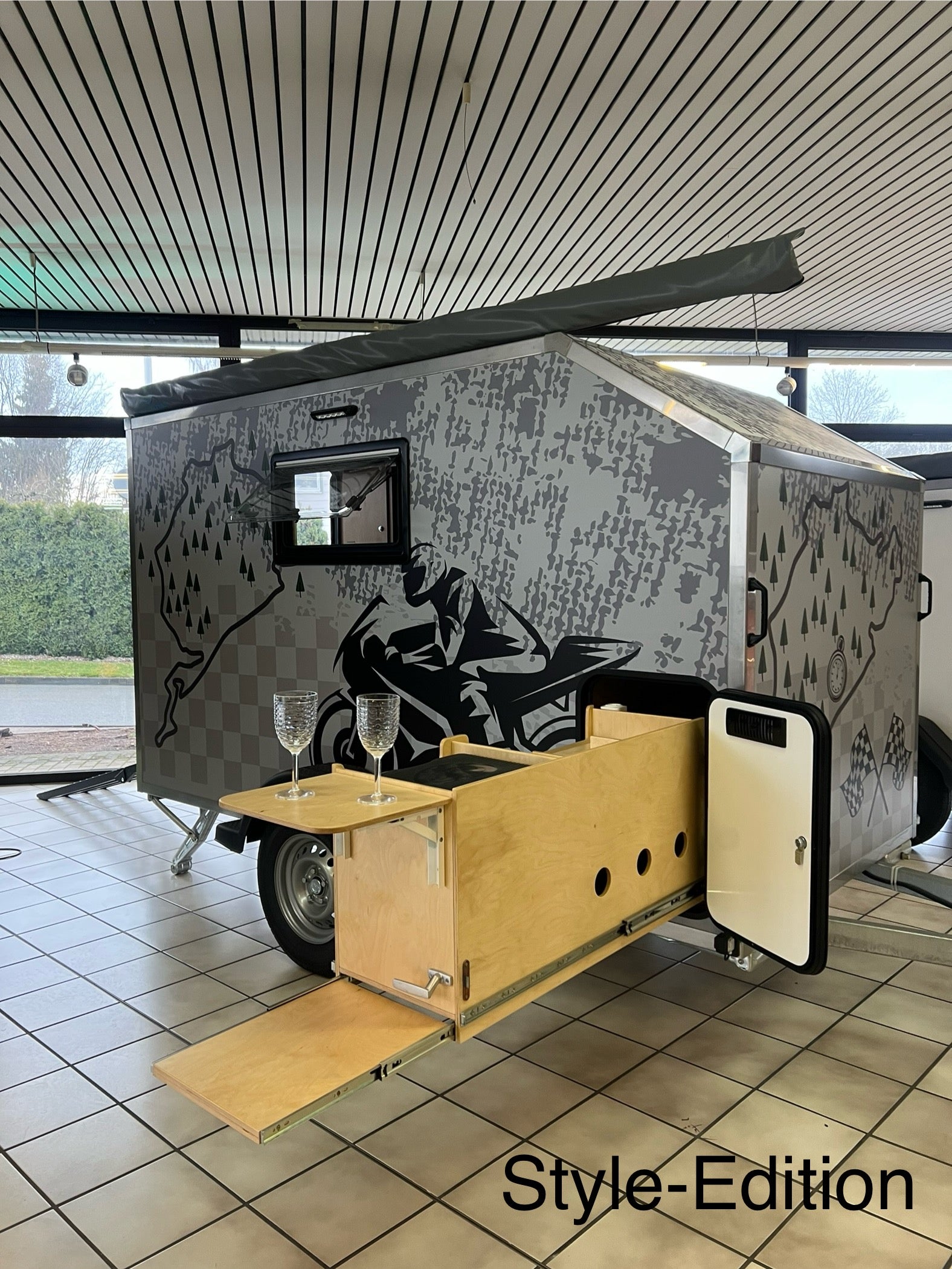 Monkey-Nano+ &quot;VALENTINO&quot; Camping-Trailer Bike &amp; Camp