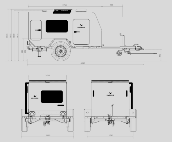 Kuckoo-Camper BRUNO Globetrotter-Edition - Neufahrzeug – Bild 11